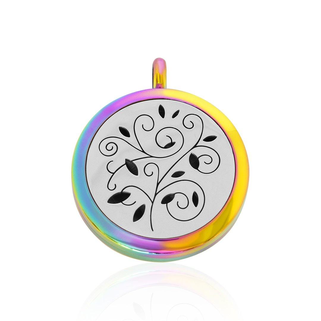 Branch and Leaves Locket Diffuser Pendant FEP015CD-0