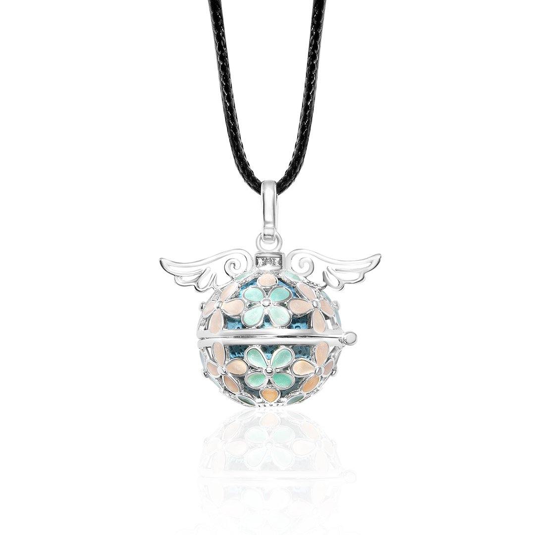 Wings Lava Ball Pendant LAP007BL-0