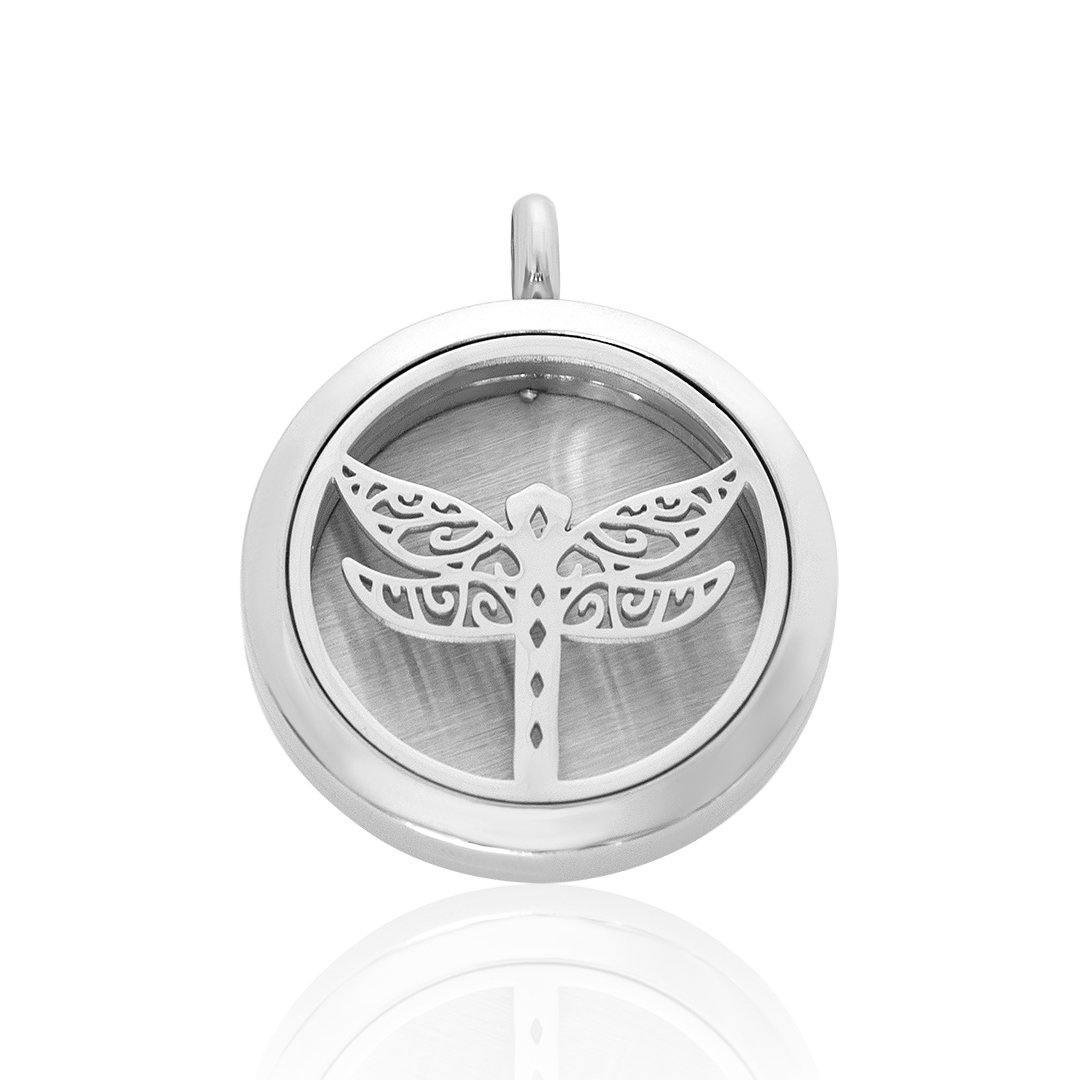 Firefly Essential Oil Locket Pendant FEP013SR-0