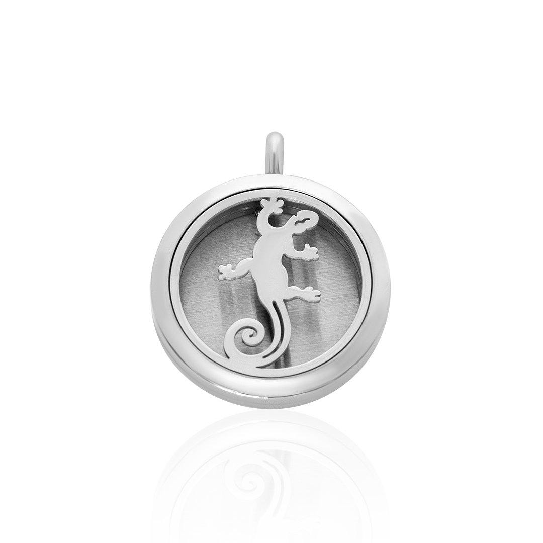Salamander Diffuser Locket Pendant FEP024SR-0