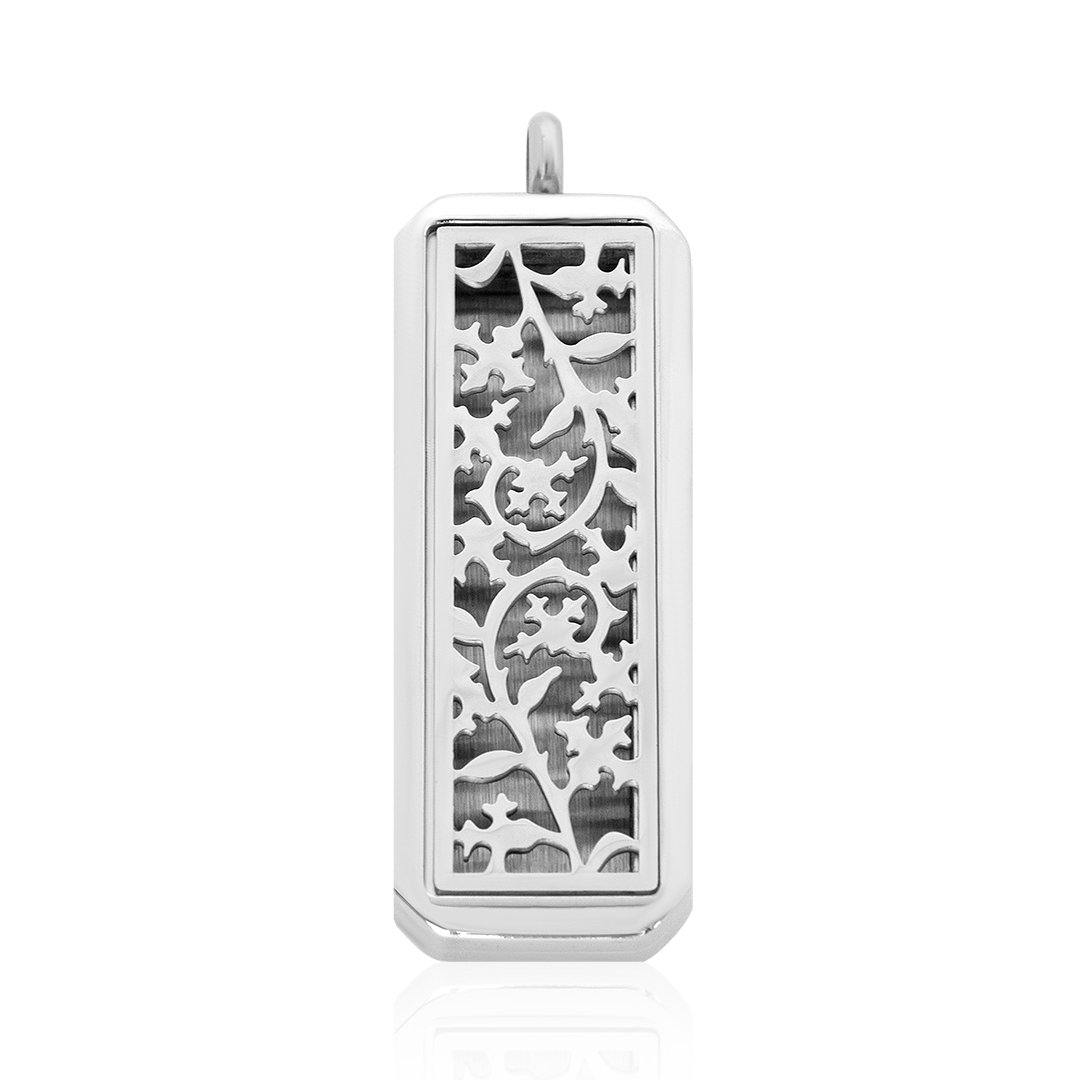 Tendrils Aromatherapy Necklace Locket Pendant FEP030SR-0